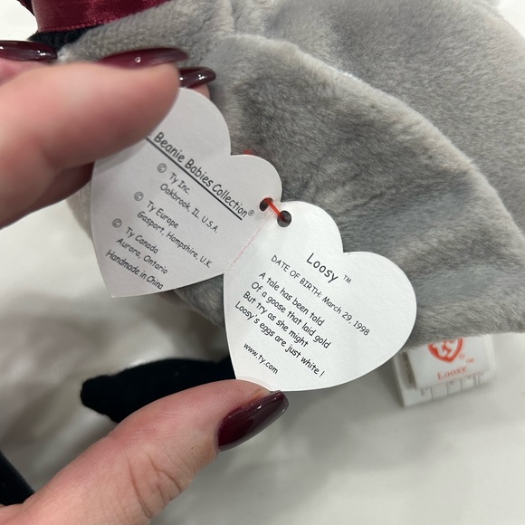Rare Beanie Babie Loosy with tag errors and stamped tush tag - Picture 6 of 7